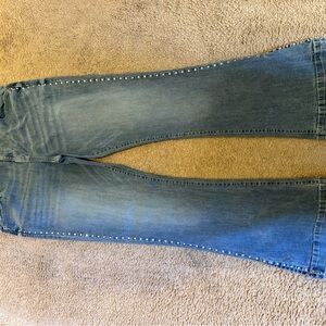 Kids Blue Jeans with Studded Detail